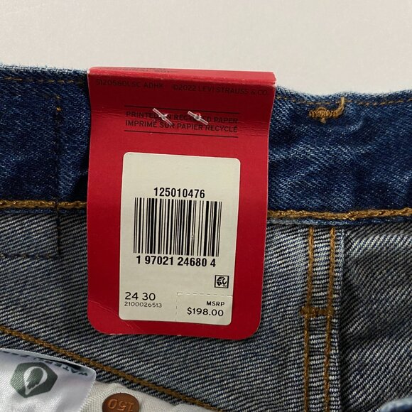 NWT Levi's 501 Jeans 150th Anniversary Women's 24 x 30 Blue Button Fly Red Tab - Picture 8 of 16